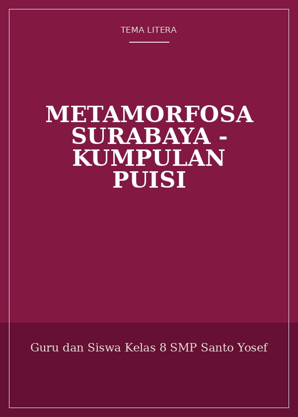 Sampul Metamorfosa Surabaya - Kumpulan Puisi