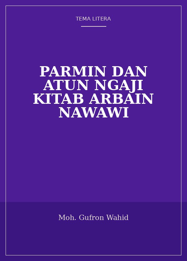 Sampul Parmin dan Atun Ngaji Kitab Arbain Nawawi
